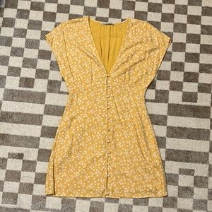 Abercrombie & Fitch mini floral button dress